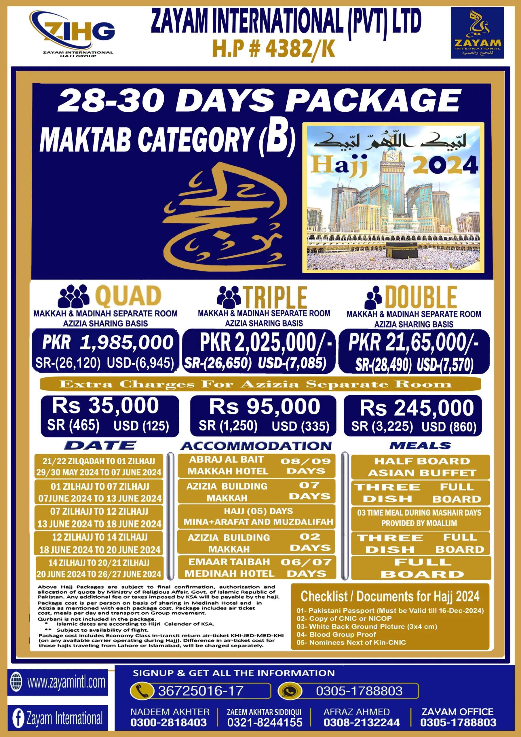 Hajj Packages 2024 Zayam International Hajj Group Hajj Packages 2024 Zayam International Hajj Group